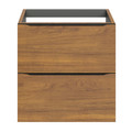 Goodhome Wall-mounted Basin Cabinet Imandra 60 cm, walnut