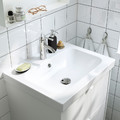 ORRSJÖN/TÄNNFORSEN Wash-stnd w drawers/wash-basin/tap, light grey, 62x49x69 cm