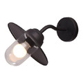 GoodHome Outdoor Wall Lamp Rimouski 1 x 60 W E27, black