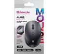 Defender Optical Wireless Mouse Silent Click Auris MB-027, black