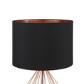 GoodHome Table Lamp Vertree E27, brass