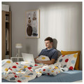 BRUKSVARA Duvet cover and 2 pillowcases, multicolour/dot pattern, 200x200/50x60 cm