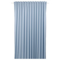 BENGTA Block-out curtain, 1 length, blue, 210x300 cm