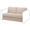 VIMLE 2-seat section, Hallarp beige