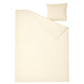 ÄNGSLILJA Duvet cover and pillowcase, natural, 150x200/50x60 cm