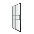 GoodHome Sliding Shower Door Ahti 120 cm, chrome/black