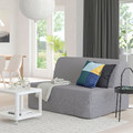 LYCKSELE HÅVET 2-seat sofa-bed, Knisa light grey