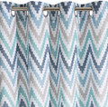 Curtain Nastia 140 x 250 cm, white/blue