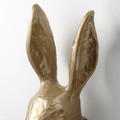 HÄGGMISPEL Wall decoration, rabbit/brass-colour, 25 cm