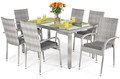 Outdoor Furniture Set MALAGA, grey