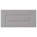 BODBYN Drawer front, grey, 40x20 cm