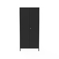 GoodHome Storage Cabinet Rand 180 x 80 x 40 cm, matt black