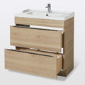 Vanity Basin Cabinet GoodHome Imandra 80cm, wood