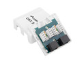 Lanberg Surface-mount Box  2x RJ45 UTP Cat.5E, white, unshielded