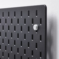 SKÅDIS Pegboard, black, 56x56 cm