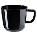 BACKIG Mug, black, 37 cl