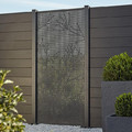 Blooma Neva Aluminium Dots 1/2 Fence Panel 88 x 179 cm, grey