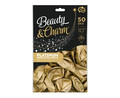 Balloons Beauty & Charm Platinum 10" 50pcs, gold