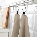 HÄSTHAGE Dish towel, beige, 50x70 cm