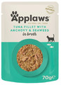 Applaws Natural Cat Food Tuna Fillet with Whole Anchovy in Broth 70g