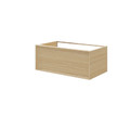 GoodHome Basin Cabinet with Drawer Avela 80 cm, oak effect