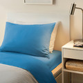 DVALA Pillowcase, blue, 50x60 cm, 2 pack