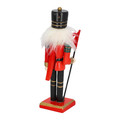 Nutcracker Christmas Decoration 15cm, red/cap