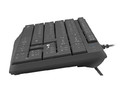 NATEC Keyboard Nautilus US, slim, black