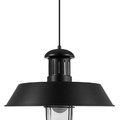 GoodHome Pendant Lamp Genly E27, black