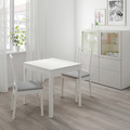 EKEDALEN / EKEDALEN Table and 2 chairs, white, Orrsta light grey