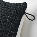 TOFTÖ Cushion cover, black outdoor/indoor, 50x50 cm