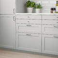 LERHYTTAN Drawer front, light grey, 40x40 cm