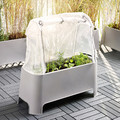 ASPAREN Planter, grey outdoor, 89x38 cm