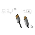 LogiLink Displayport to HDMI 4K/60Hz 2 m