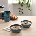 GLADELIG Bowl, blue, 14 cm, 4-pack