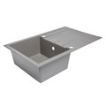 Kitchen Sink Ising 1 Bowl with Drainer, grey