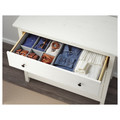 HEMNES Chest of 3 drawers, white stain, 108x96 cm