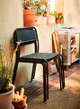 VIHOLMEN Chair, outdoor, dark grey