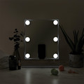 Mirror with LED Lighting, Speaker & Charger