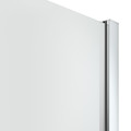 GoodHome Walk-in Shower Panel Beloya 120cm, chrome/mirror glass