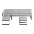 GoodHome Modular Garden Furniture Set Moorea 6-seat