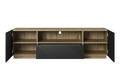 TV Cabinet Asha 167 cm, artisan/matt black