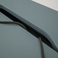 ALEX Desk, grey-turquoise, 132x58 cm