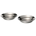 GRILLTIDER Deep plate, stainless steel, 21 cm