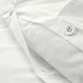 TRUBBTÅG Duvet cover and 2 pillowcases, white, 200x200/50x60 cm