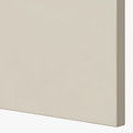 METOD Top cabinet for fridge/freezer, white/Havstorp beige, 60x40 cm