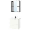 ENHET Bathroom, anthracite/white, 64x43x65 cm