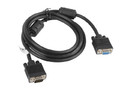 Lanberg Cable VGA 1.8M M/F Shield black