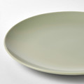 FÄRGKLAR Plate, matt green, 26 cm
