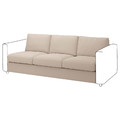 VIMLE 3-seat section, Hallarp beige